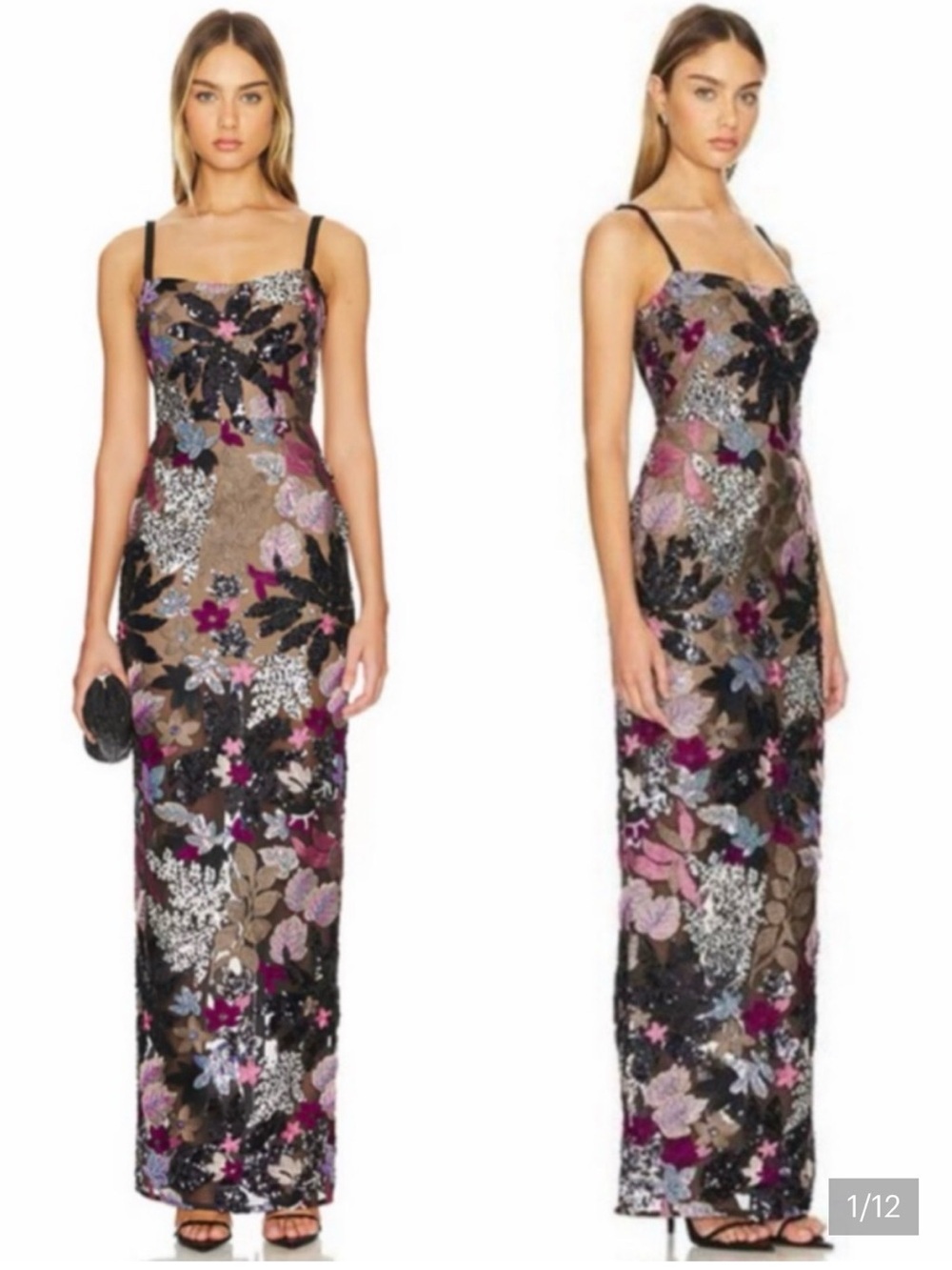 Bronx and Banco Dahlia Leona Embroidered Maxi Dress